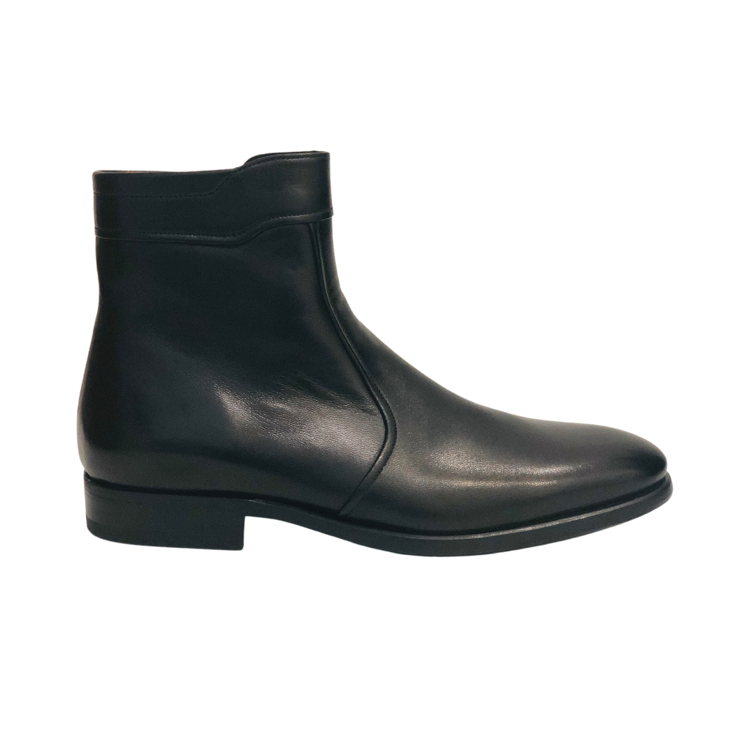 Enrico Bruno Black Leather Men\'s Boots Size 41 W Made in Italy 9089 - Black – Josephs Sydney main image 3